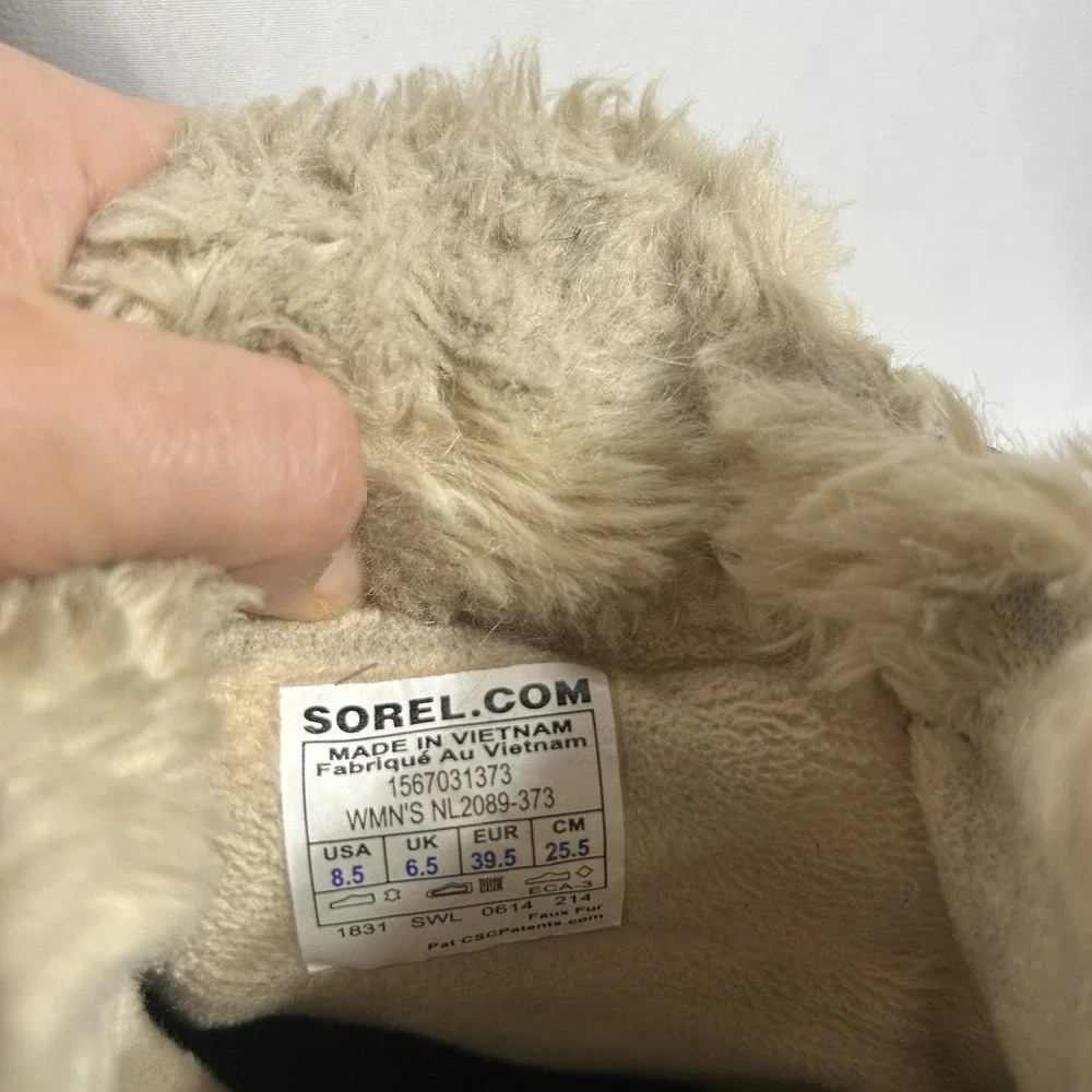 SOREL Womens Winter Snow Tivoli II Suede Short Boot NL2089-373 Sz 8.5 Waterproof